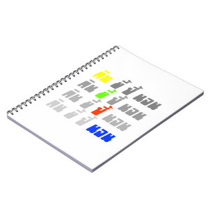 Caderno Espiral Coma Poop Boom Sleep Cimi Língua Tailandesa