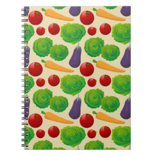 Caderno Espiral Coma seus vegetais