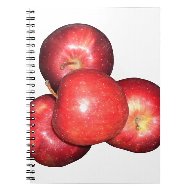 Caderno Espiral Coma uma maçã e vá para a cama (Frente)