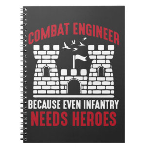 Caderno Espiral Combate à Infantaria de Engenharia do Exército H