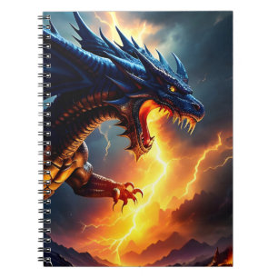 Caderno Espiral Combate ao Fogo do Dragão Dois