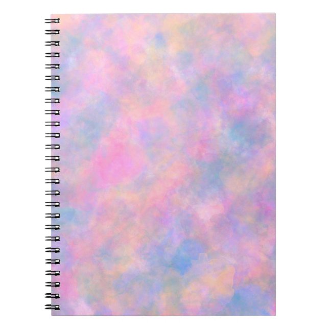 Caderno Espiral Combinação fantástica de cores de Pastel (Frente)