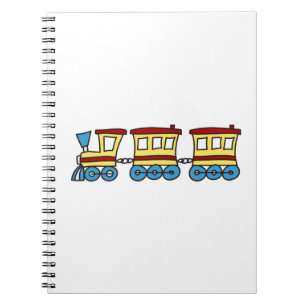 Caderno Espiral Comboio