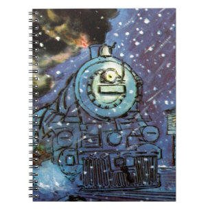 Caderno Espiral Comboio de neve