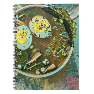 Caderno Espiral Comidas japonesas
