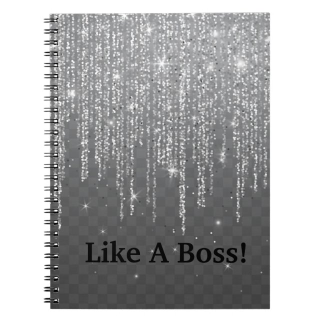 Caderno Espiral Como um notebook brilhante chefe (Frente)