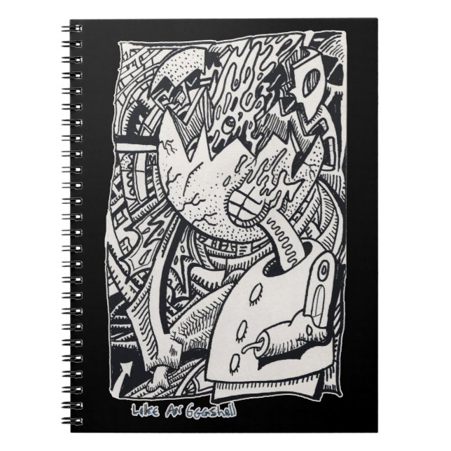 Caderno Espiral Como uma Casca de Ovo (Frente)