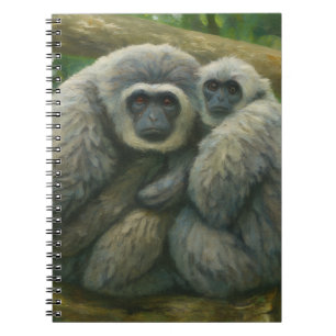 Caderno Espiral Companheiros Gibbons - Retrato Emocional de Vida S