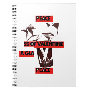 Caderno Espiral Compartilhe o amor de um copo de paz namorados.jpg