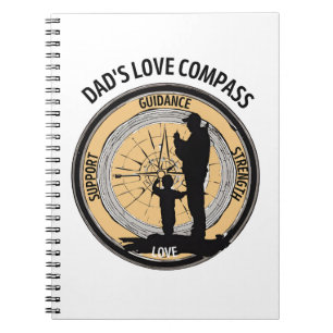 Caderno Espiral Compass De Amor Do pai