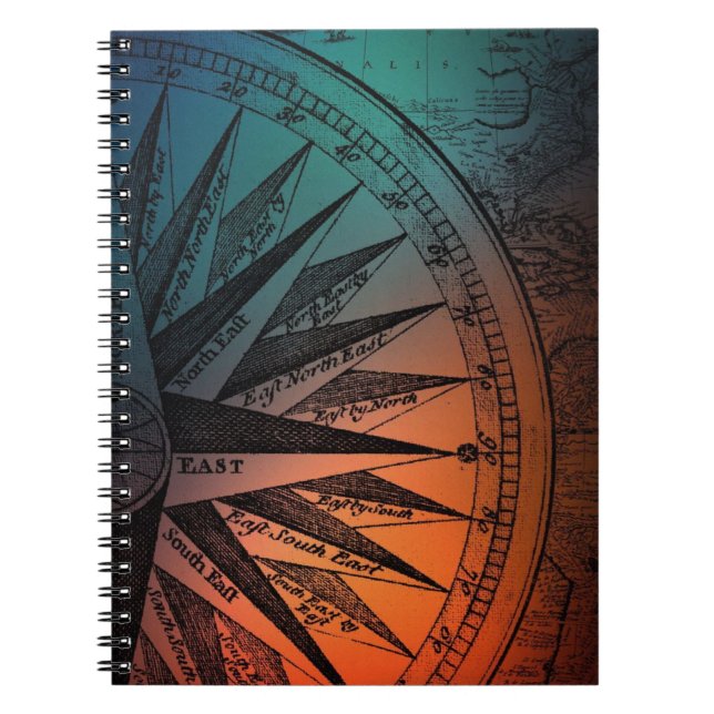 Caderno Espiral Compasso geométrico (Frente)