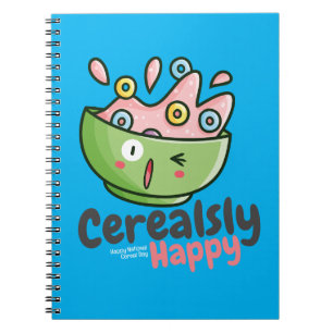 Caderno Espiral Compatível com Cereais Personalizável