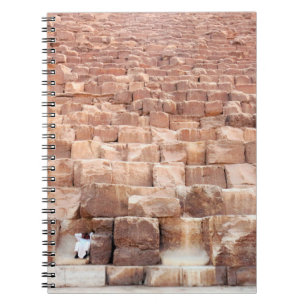 Caderno Espiral Complexo pirâmide de Giza. Também chamado de Necro