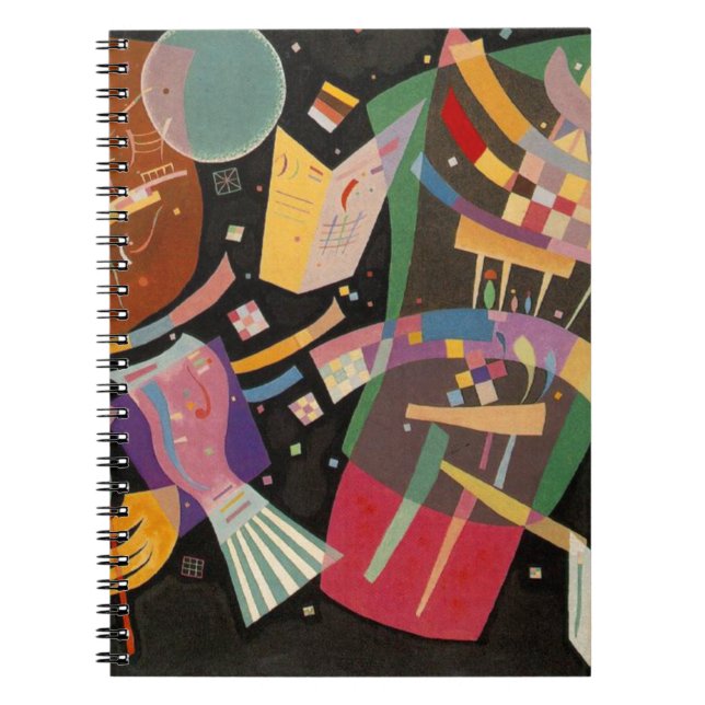 Caderno Espiral Composição 10 Pintura Abstrata de Kandinsky (Frente)