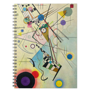 Caderno Espiral Composição 8 de 1923 por Wassily Kandinsky