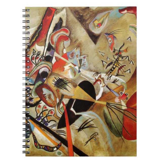 Caderno Espiral Composição Abstrata de Kandinsky (Frente)