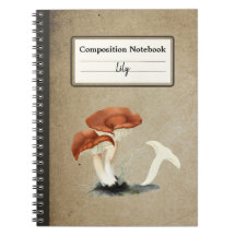 Composição Personalizada Rufous Milkcap Mushroom