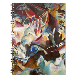 Caderno Espiral Composição VI Pintura Abstrata de Kandinsky
