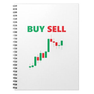 Caderno Espiral Comprar Vender - Corretor de Mercado de Ações Fore