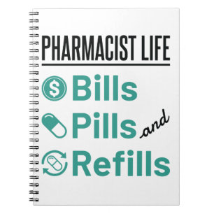 Caderno Espiral Comprimidos e Reformas Farmacêuticos