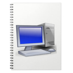 Caderno Espiral Computador de secretária