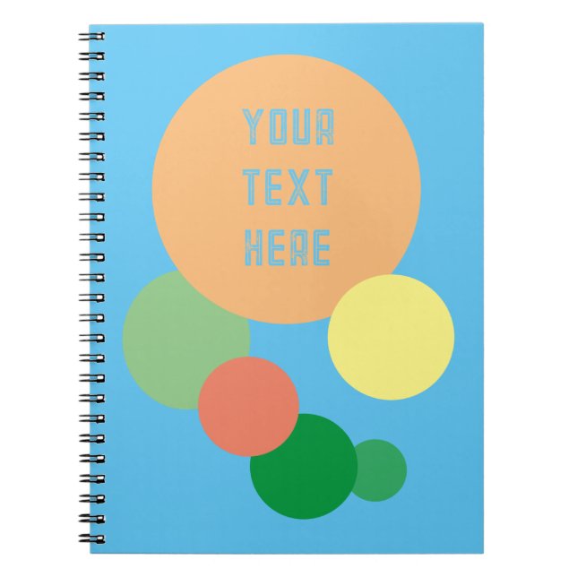 Caderno Espiral computador portátil fotográfico espírita pastel ar (Frente)