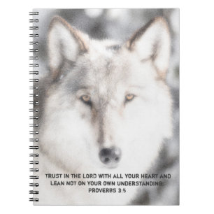 Caderno Espiral Computador portátil Wolf 3:5
