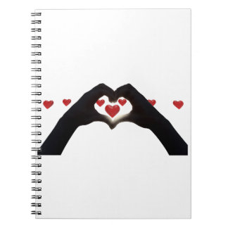Caderno Espiral “Con el corazón en la mano”