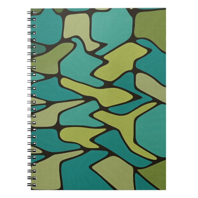 Caderno Espiral Concebido Abstramente (Frente)