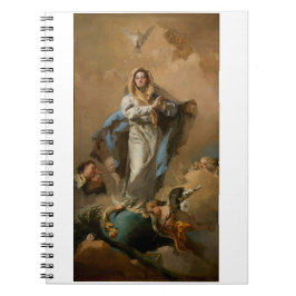 Caderno Espiral Conceito imaculado de Giovanni Tiepolo