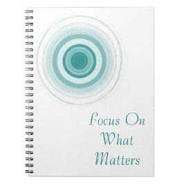 Caderno Espiral Concentric Focus - Modern Cover Art