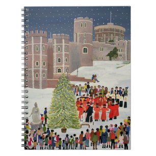 Caderno Espiral Concerto 1989 da canção de natal do castelo de