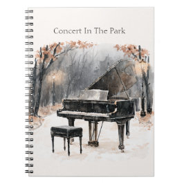 Caderno Espiral Concerto de Piano no Parque