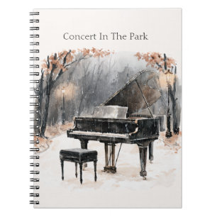 Caderno Espiral Concerto de Piano no Parque