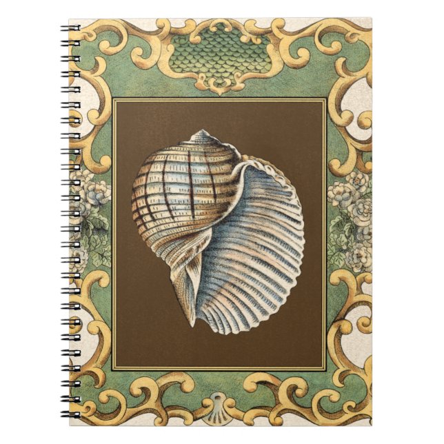 Caderno Espiral Conchas de Pequena Sereia (Frente)
