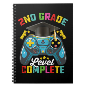 Caderno Espiral Concluído o Nível da 2ª Série Graduação Jogos Game