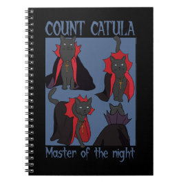 Caderno Espiral Conde Catula Mestre da Noite