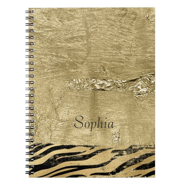 Caderno Espiral Confete Preto Única Faísca (Frente)
