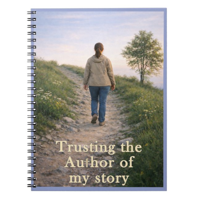 Caderno Espiral Confiando no Autor (Frente)