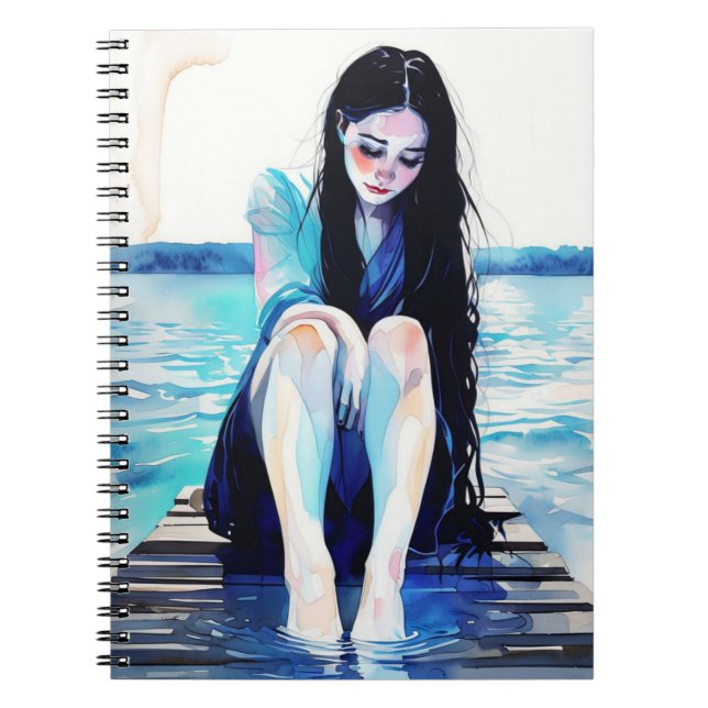 Caderno Espiral Confiar No Tempo | Diário para notebook (Frente)
