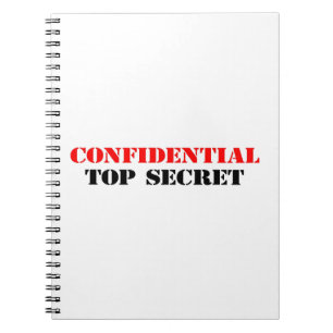 Caderno Espiral Confidencial