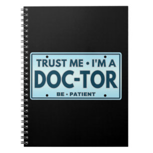 CADERNO ESPIRAL CONFIE EM MIM PARA UM MÉDICO
