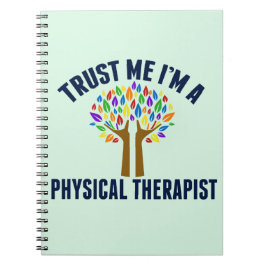 Caderno Espiral Confie em mim, sou um Terapista Físico