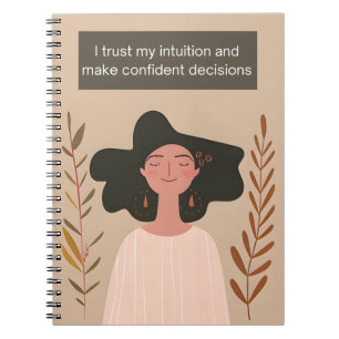 Caderno Espiral Confie na sua intuição
