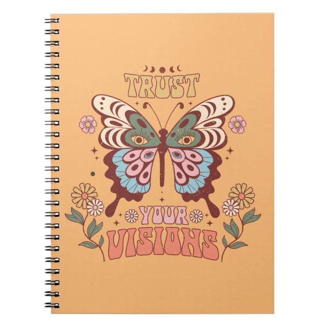 Caderno Espiral Confie na sua visão (Frente)