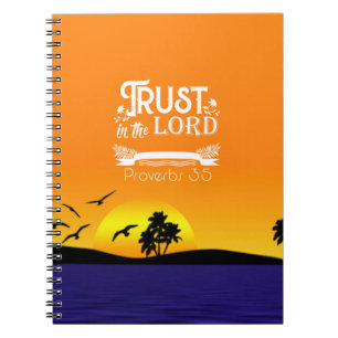 Caderno Espiral Confie no Senhor