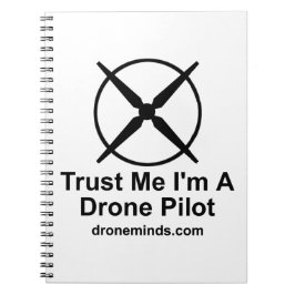 Caderno Espiral Confie que eu mim é um piloto do zangão