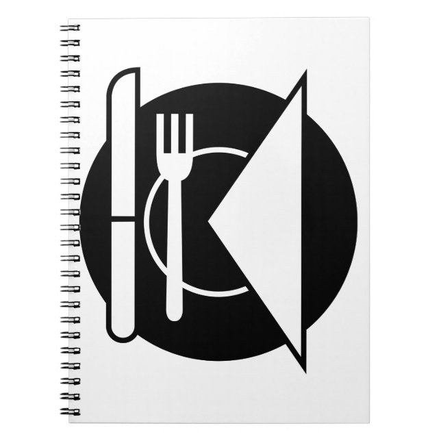 Caderno Espiral Configuração de Mesa (Frente)