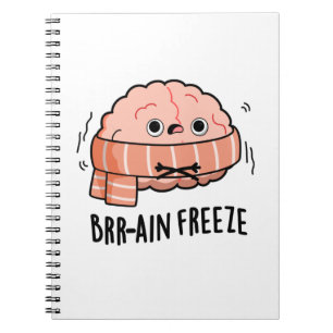 Caderno Espiral Congelamento Cerebral Piada de Biologia Anatomia P