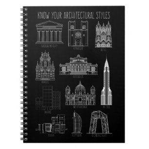 Caderno Espiral Conheça seus edifícios de estilos arquitetônicos
